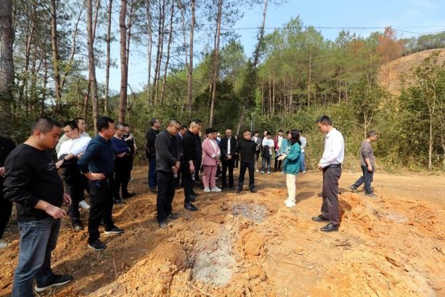 不负春光好，抢播万亩林 ——将乐县村企合作造林工作现场会在福建金森召开